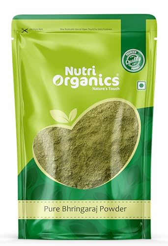 Nutri Organics Bhringraj Powder - 100g | Good For Nourishment of Skin And Hair Growth | Eclipta alba for Hair